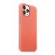 Maska za iPhone 12 Pro Max Beautiful Shine Leather svetlo narandžasto - 059134