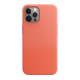 Maska za iPhone 12 Pro Max Beautiful Shine Leather svetlo narandžasto - 059134