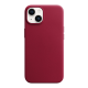 Maska za iPhone 14 Beautiful Shine Leather tamno crvena - 059140