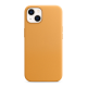 Maska za iPhone 14 narandžasto Beautiful Shine Leather - 057540