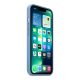 Maska za iPhone 14 Pro Beautiful Shine Leather plava - 057543