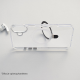 Maska Berlia Clear Bracket Magnetic S25/ S931B srebrna - 615327