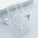 Maska za iPhone 16 Pro Max Berlia Crystal Armor Magnetic transparent bela - 614079