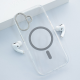 Maska za iPhone 16 Berlia Crystal Armor Magnetic transparent crna - 614076