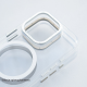 Maska za iPhone 16 Berlia Crystal Armor Magnetic transparent crna - 614076
