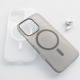 Maska za iPhone 16 Pro Max Berlia meteorite Magnetic bela - 614085