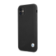 Maska za iPhone 11 BMW hc Leather Deboss crna - BMHCN61RCDPK