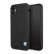 Maska za iPhone 11 BMW hc Leather Deboss crna - BMHCN61RCDPK