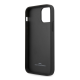 Maska za iPhone 12 Pro Max BMW hc Leather Deboss crna - BMHCP12LRCDPK