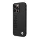 Maska za iPhone 14 Pro BMW hc Silicone Signature Mag Case crna - BMHMP14LSLBLBK