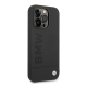 Maska za iPhone 14 Pro BMW hc Silicone Signature Mag Case crna - BMHMP14LSLBLBK