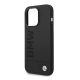 Maska za iPhone 14 Pro BMW hc Silicone Signature Mag Case crna - BMHMP14LSLBLBK