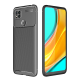 Maska za Xiaomi Redmi 9C crna Carbon Defender - 046479