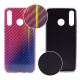 Maska za Samsung S20 Plus/ G985F narandžasto Carbon glass crna - 040836