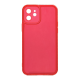 Maska za iPhone 12 Clear color crvena - 057036