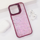Maska za iPhone 16 Pro Crystal Dots bordo - 614652