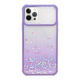 Maska za iPhone 12 Pro Max Dazzling Camera Shield ljubičasta - 050942