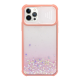 Maska za iPhone 12 Pro Max Dazzling Camera Shield svetlo roze - 050941-1