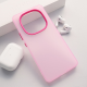 Maska za Xiaomi Redmi Note 14 Pro 5G (EU) Electro Glow Frame roze - 616602