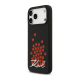 Maska za iPhone 17 Pro Karl Lagerfeld Silicone Heart Sign Logo MagSafe crna - DRO621568
