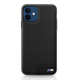 Maska za iPhone 12 mini crna BMW Faceplate Simple - BMHCP12SMHOLBK