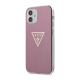 Maska Faceplate Frost Guess iPhone 12 Mini pink. - GUHCP12SPCUMPTPI