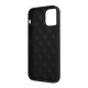 Maska za iPhone 12 mini mat crna Guess Faceplate - GUHCP12SLSLMGBK