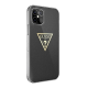 Maska za iPhone 12 mini crna Guess Faceplate - GUHCP12SPCUMPTBK