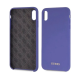 Maska Faceplate GUESS iPhone XS Max ljubičasta - GUHCI65LSGLUV