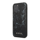 Maska Faceplate Marble GUESS iPhone 12 Mini crna. - GUHCP12SPCUMABK