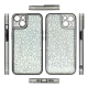 Maska za iPhone 12 Flash Drill srebrna - 600506