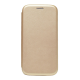 Maska za OnePlus Nord N100 na preklop Teracell Flip Premium zlatna - 050635