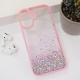 Maska za iPhone 16 Frame Glitter roze - 614198