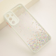Maska za Samsung A15 4G/ A155F/ A15 5G/ A156B Frame Glitter bela - 611404