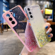 Maska za Samsung A16 5G/ A166B Frame Glitter ljubičasta - 613961