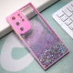 Maska za Samsung S23 Ultra/ S918B roze Frame Glitter - 600069