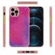 Maska za iPhone 12 Pro Max crno-pink Galaxy - 052021