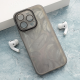 Maska za iPhone 15 Pro Glitter Feather crna - 614798