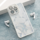 Maska za iPhone 16 Pro Max Glitter Feather bela - 614814