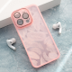 Maska za iPhone 16 Pro Max Glitter Feather roze - 614815