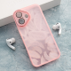 Maska za iPhone 16 Glitter Feather roze - 614805