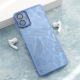 Maska za Samsung A06/ A065F Glitter Feather plava - 614787