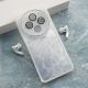 Maska za Xiaomi Redmi 14C/ A4 (2024) Glitter Feather bela - 614834