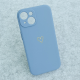 Maska za iPhone 15 Golden Heartbeat plava - 618544