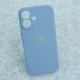 Maska za iPhone 16 Golden Heartbeat plava - 618548