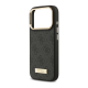 Maska za iPhone 17 Pro Guess 4G Logo Plate MagSafe crna - DRO621540
