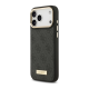Maska za iPhone 17 Pro Max Guess 4G Logo Plate MagSafe crna - DRO621541