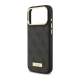 Maska za iPhone 17 Pro Max Guess 4G Logo Plate MagSafe crna - DRO621541