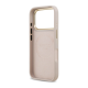 Maska za iPhone 17 Pro Guess 4G Logo Plate MagSafe pink - DRO621543
