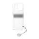 Maska za iPhone 13 Pro siva Guess 4G Stripe Charm - GUHCP13LKB4GGR